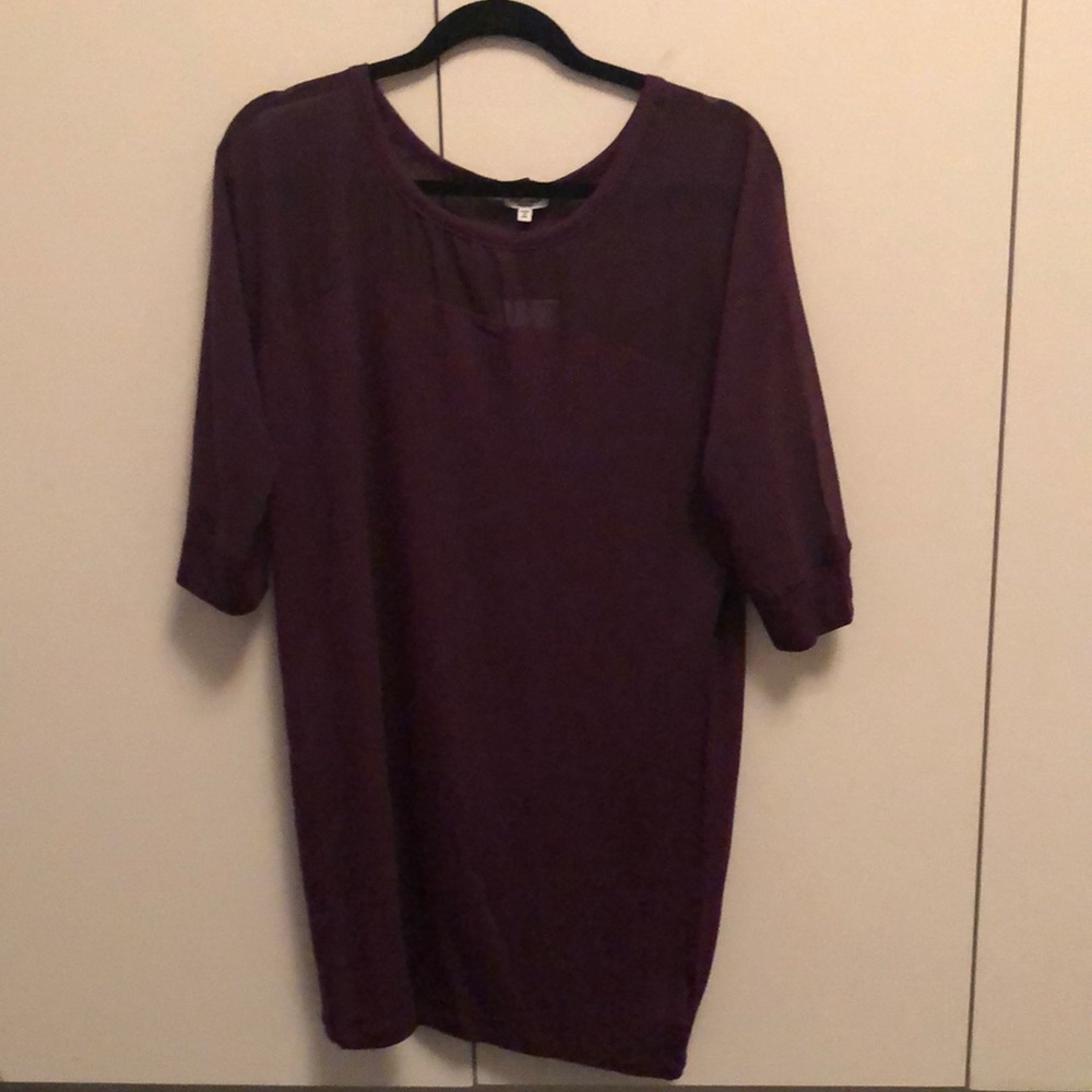 SPLENDID Dress Tunic NWT M Knit/Chiffon